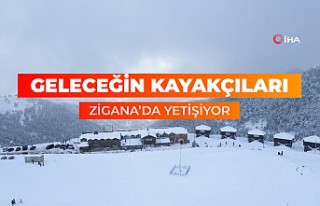 Geleceğin kayakçıları Zigana'da yetişiyor