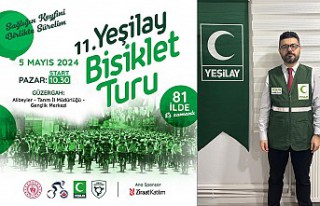 11. Yeşilay Bisiklet Turu Pazar günü