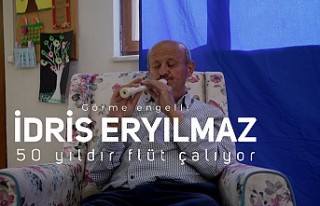 Doğuştan görme engelli İdris Eryılmaz duygularını...