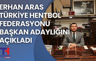 Erhan Aras Türkiye Hentbol Federasyonu Başkan adayı...