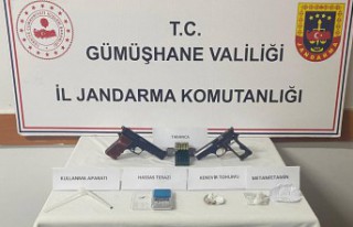 Gümüşhane’de Jandarma’dan uyuşturucu operasyonu