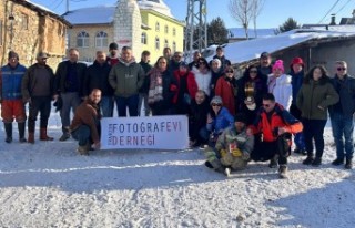 Fotoğraf sanatçıları Yenice köyünün kış geleneklerini...