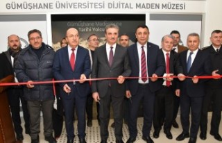 Gümüşhane’de Dijital Maden Müzesi açıldı