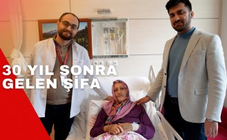 30 yıl sonra şifa buldu