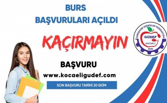 Kocaeli GÜDEF’in burs başvuruları başladı