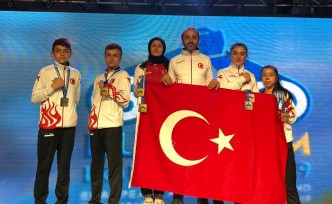 Gümüşhaneli sporcular Yunanistan’da Avrupa’nın bileğini büktü