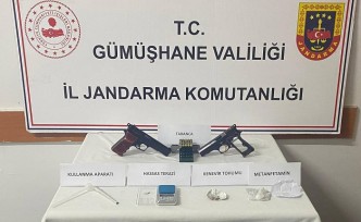 Gümüşhane’de Jandarma’dan uyuşturucu operasyonu