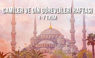 Camiler ve Din Görevlileri Haftası mesajları