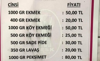 Gümüşhane’de ekmeğe yüzde 25 zam geldi