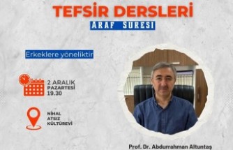 AGD'den tefsir, kitap ve sohbetlerle yeni program