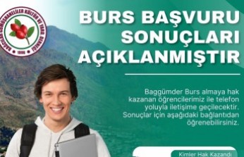 BAĞGÜMDER bursları açıkladı