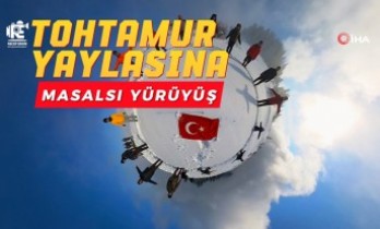 Tohtamur Yaylasında masalsı kış yürüyüşü