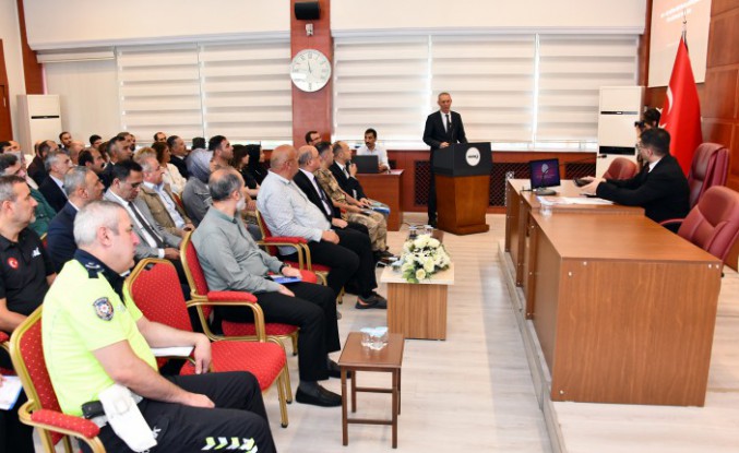 Eğitim Güvenlik Değerlendirme toplantısı yapıldı