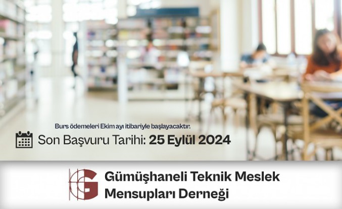 GÜM-TEK Derneği burs başvuruları başladı