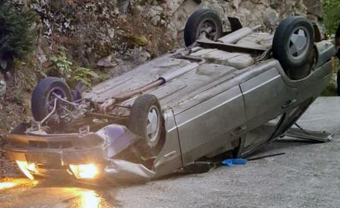 Kürtün’de trafik kazası 2 yaralı