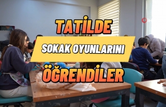 Gümüşhane’de çocuklar sömestr tatilinde sokak oyunlarını öğrendi