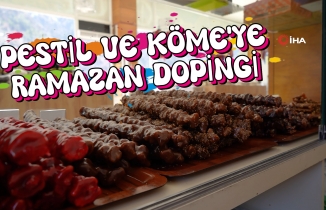 Ramazan’da pestil ve kömeye yoğun ilgi