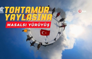 Tohtamur Yaylasında masalsı kış yürüyüşü