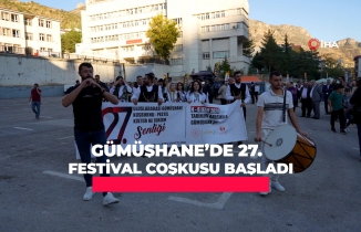 Gümüşhane'de 27. Kuşburnu Festivali başladı